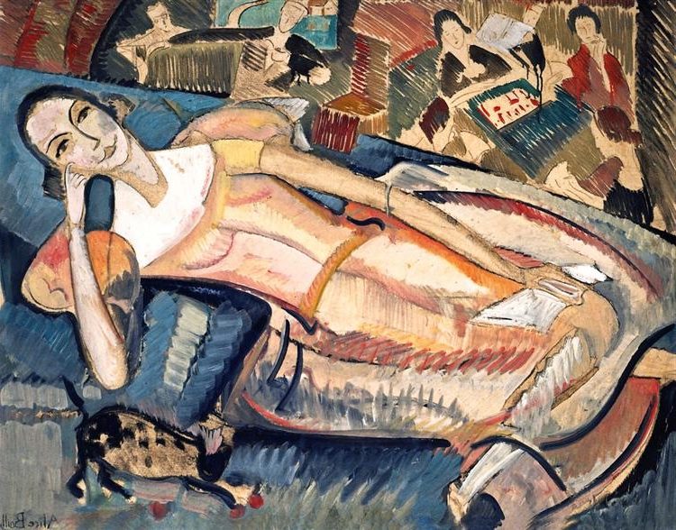 At Leisure(1922) by Alice Bailly