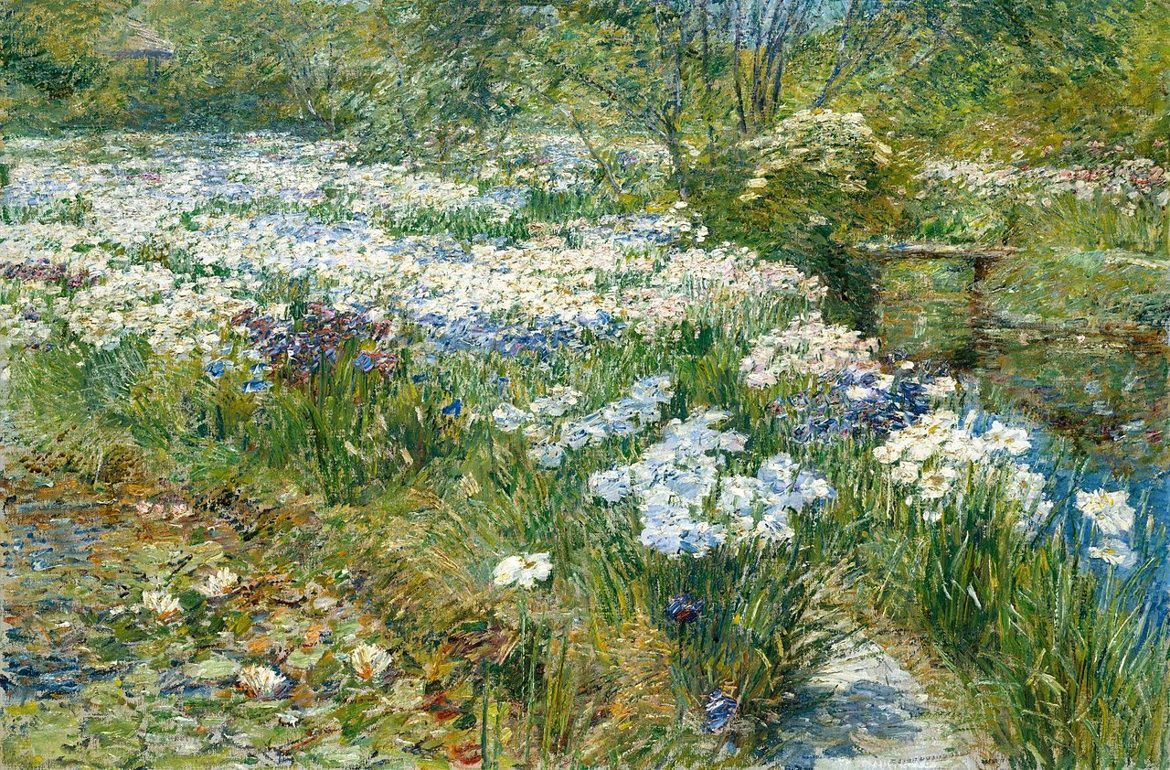 The Water Garden by Childe Hassam in c. 1909