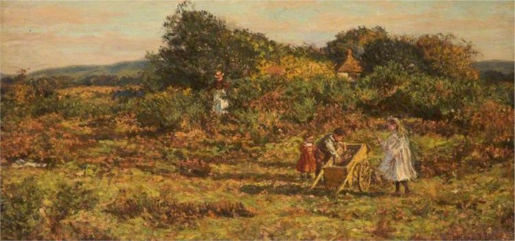 Gathering Berries by James Charles
