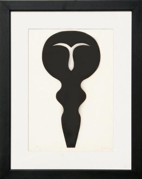 The Star (c. 1939–c. 1960)  reflects his exploration of cosmic forms, fluid shapes, and organic harmony.