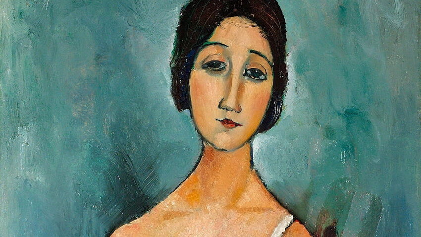 Amedeo Modigliani - Christina, c. 1916 by Amedeo Modigliani