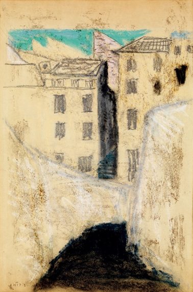 Labyrinthe by Josef Sima reflects his fascination with mystery, space, and the subconscious.