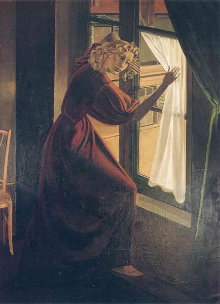 Lady Abdy (1935) by Balthus reflects themes of elegance, mystery, and psychological depth. 