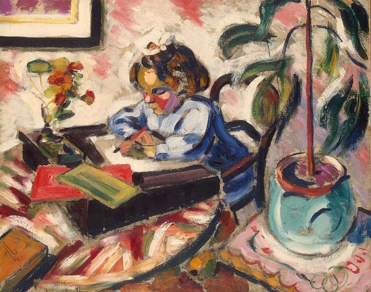 Little Schoolgirl, 1907
exemplifies his transition from Post-Impressionism to Cubism.