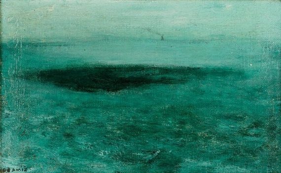 Mer (1960) reflects his fascination with light, space, and the transcendental qualities of nature.