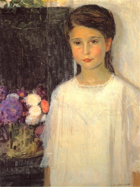 Mira Baue (1908) embodies his refined Symbolist and Secessionist style, blending elegance, emotion, and meticulous detail. 