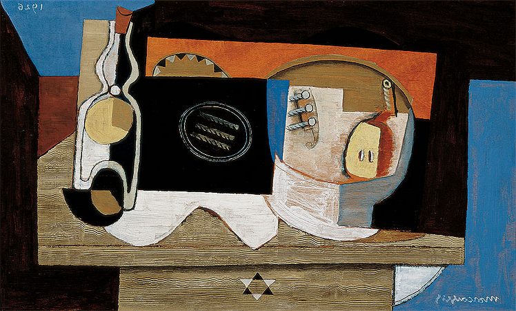 Nature morte, (1926) by Louis Marcoussis