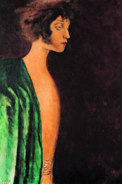 Portrét Zuzky Zgurišky (1933) reflects his ability to merge realism with poetic abstraction.