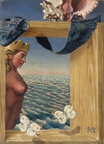 Proue de Navire et Papillons (1925) reflects the delicate balance between the sea and ethereal butterflies.