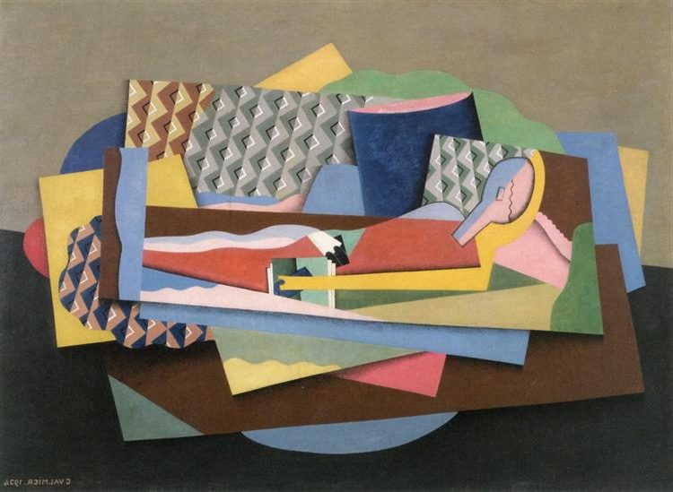 Reclining Woman, (1924) by Georges Valmier