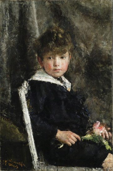 Portrait of Gérome Caccamisi (1902) reflects the subject’s depth, character, and striking presence.