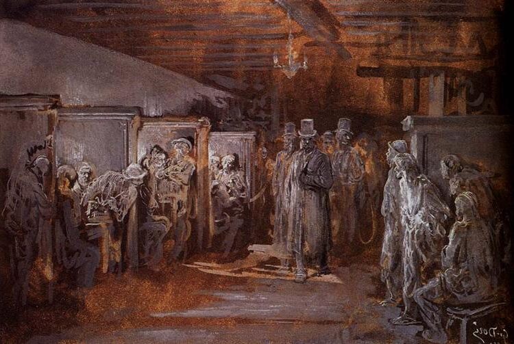 Tavern in Whitechapel (1869) by Gustave Doré