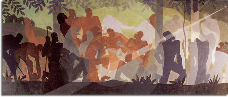 An Idyll of the Deep South by Aaron Douglas in 1934