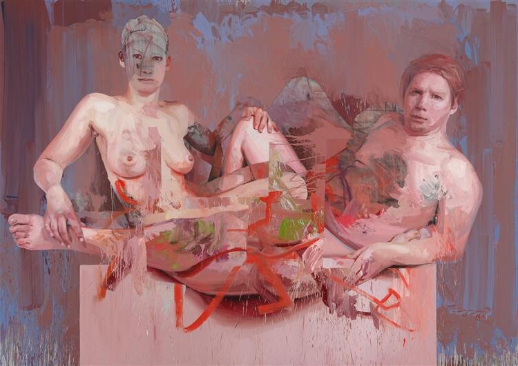 Vis and Ramin by Jenny Saville in 2018