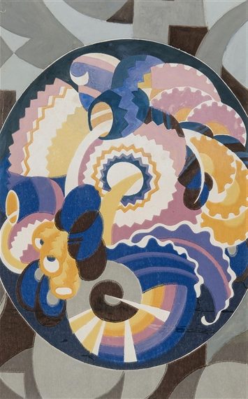Xallpaper - Papier Peint (1922) reflects his exploration of geometric abstraction and industrial design.