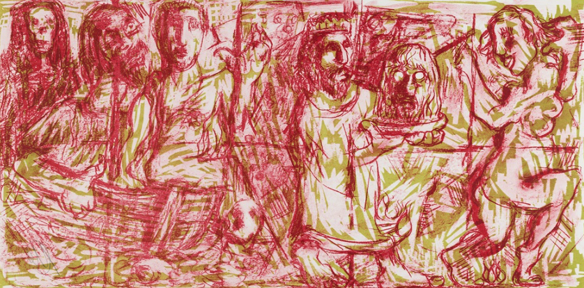 Genesis, 2022, by Markus Lüpertz reflects a mythic and poetic vision of human origins.