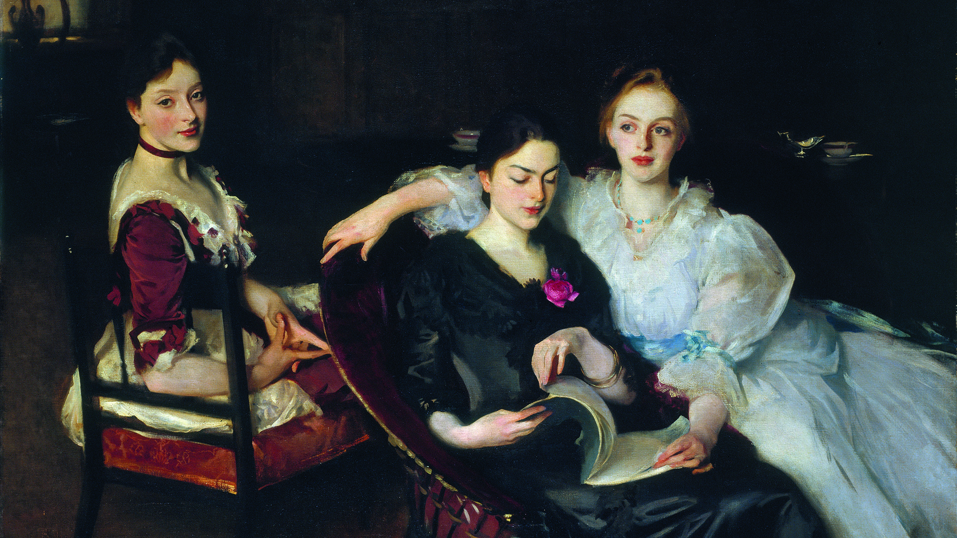 The Misses Vickers, 1884 by John Singer Sargent