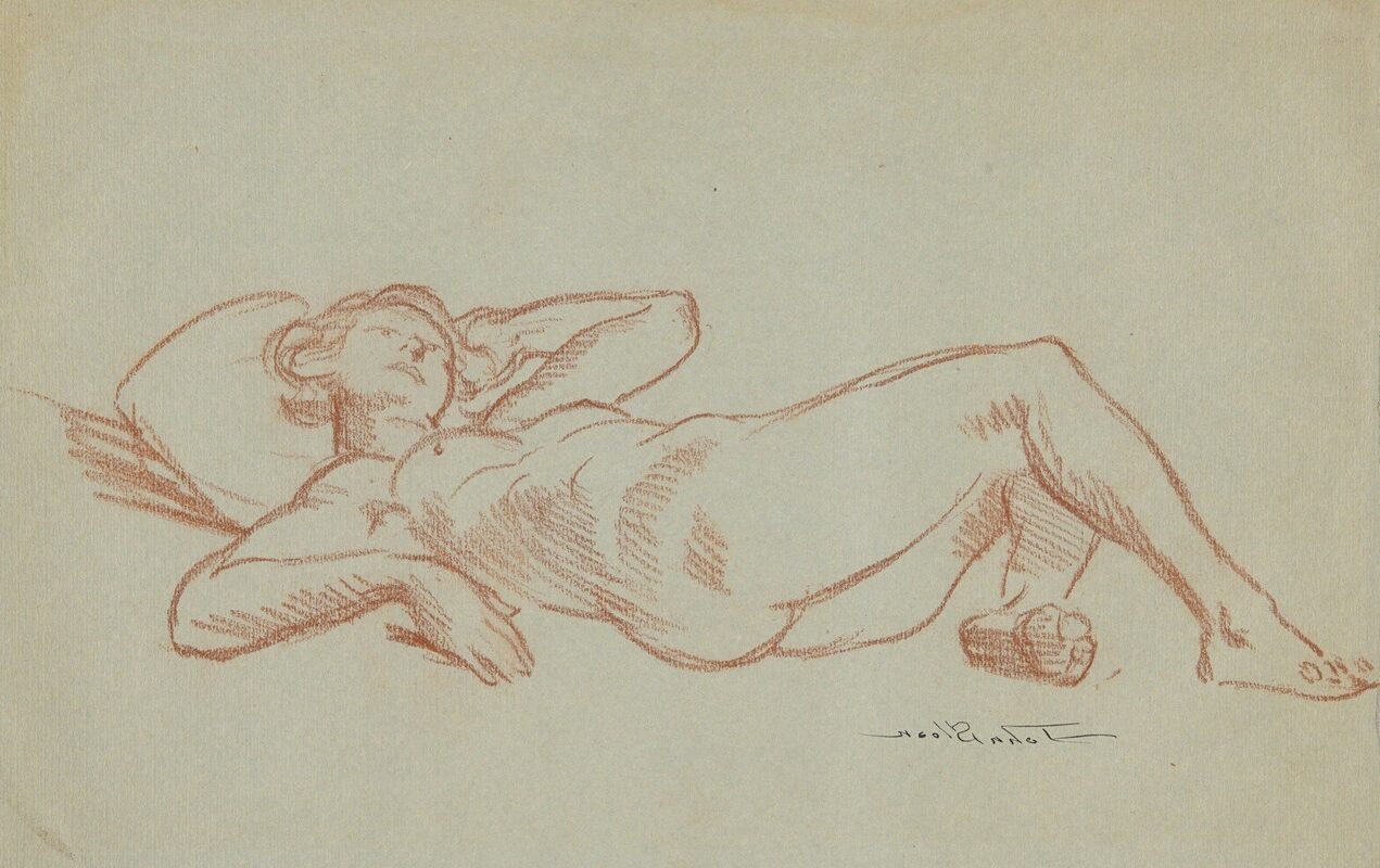 Model Resting by John Sloan