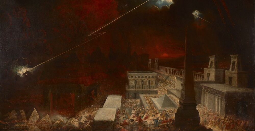 The Destruction of the Cities of the Plains, 1823 by John Martin
