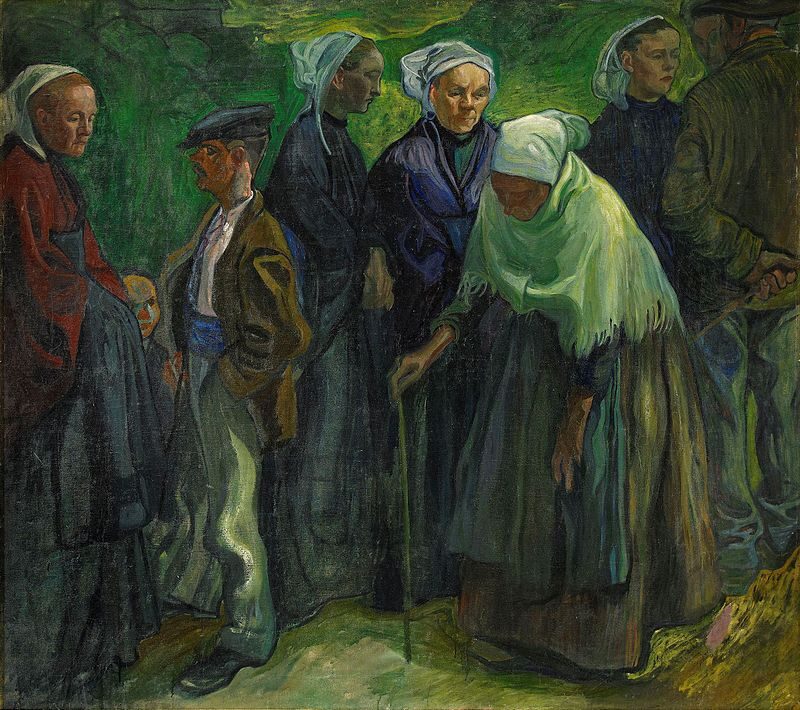 Bretagnare I, 1905 by Axel Törneman reflects the resilience and quiet dignity of Breton fishermen.