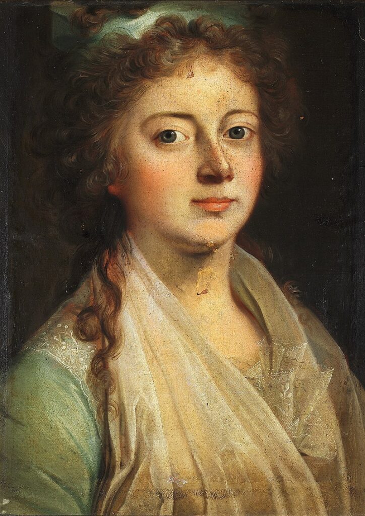 Marie of Hesse-Kassel, 1790s, by Jens Juel reflects the grace and poise of aristocratic femininity