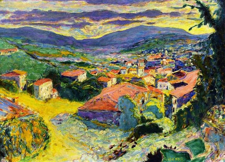Landscape at Le Cannet (c.1938) by Bonnard reflects the artist's mastery of capturing the Mediterranean scenery of southern France