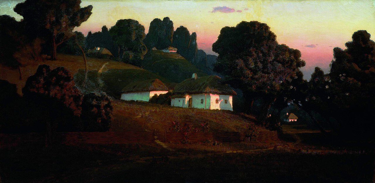 Evening in Ukraine (1878-1901) by Arkhyp Kuindzhi