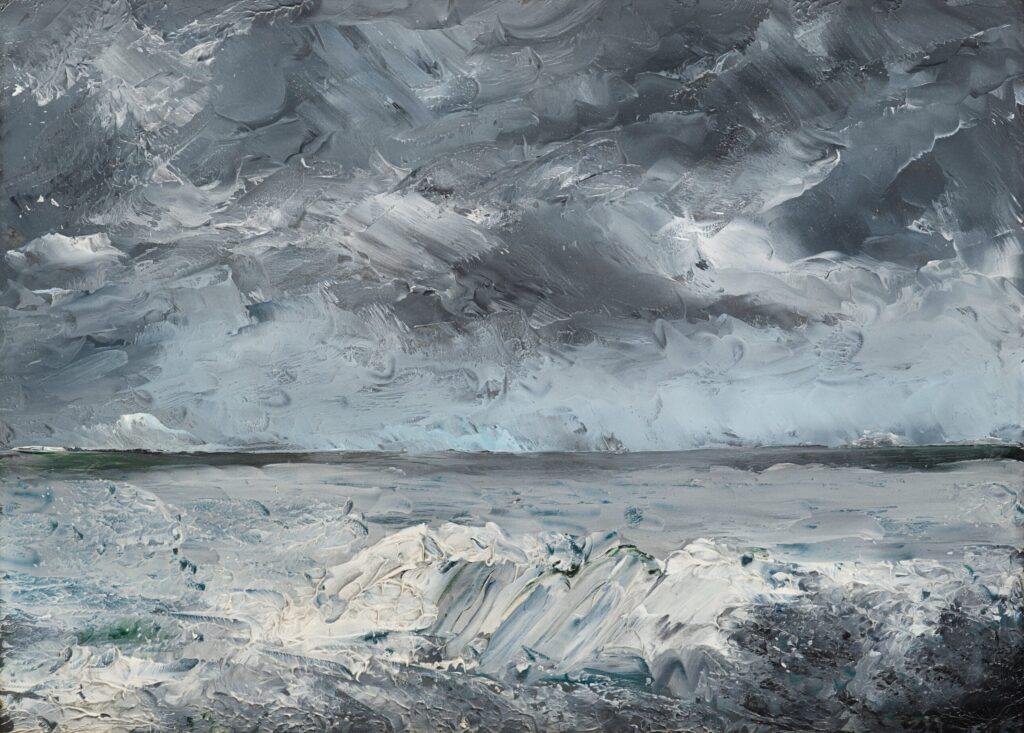 Pack Ice on the Beach, by August Strindberg reflects the harsh beauty of nature.