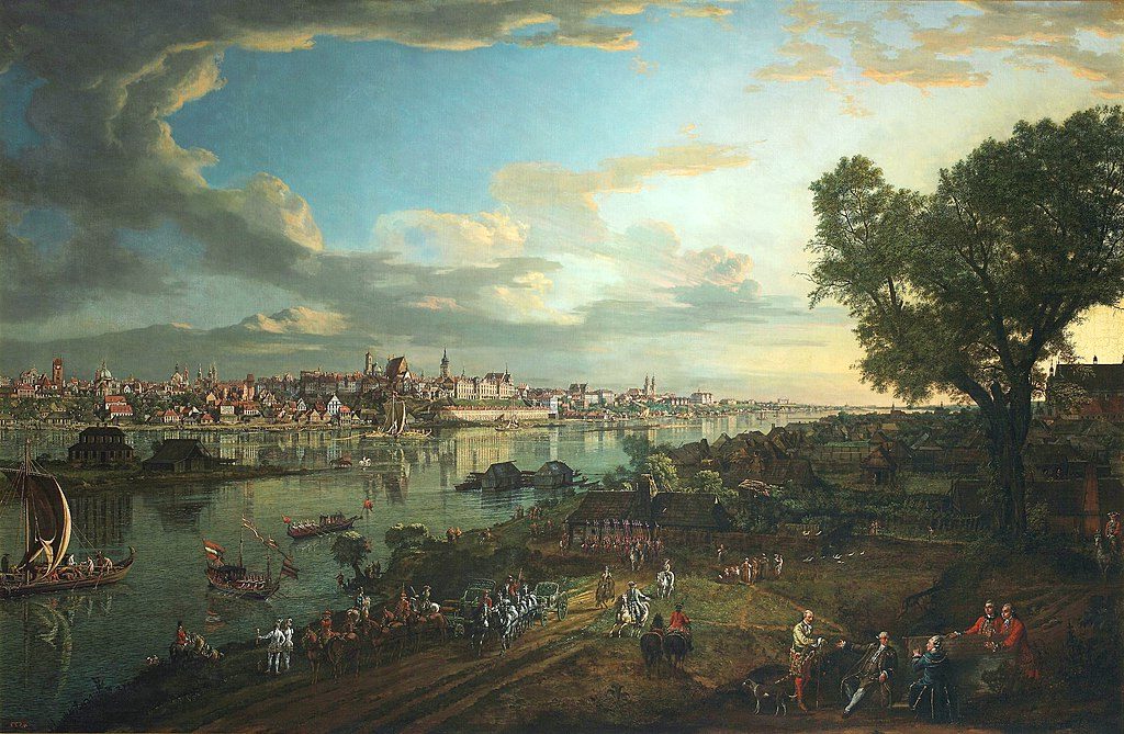 View of Warsaw from Praga (1770) by Bernardo Bellotto reflects the artist’s talent for capturing urban landscapes 
