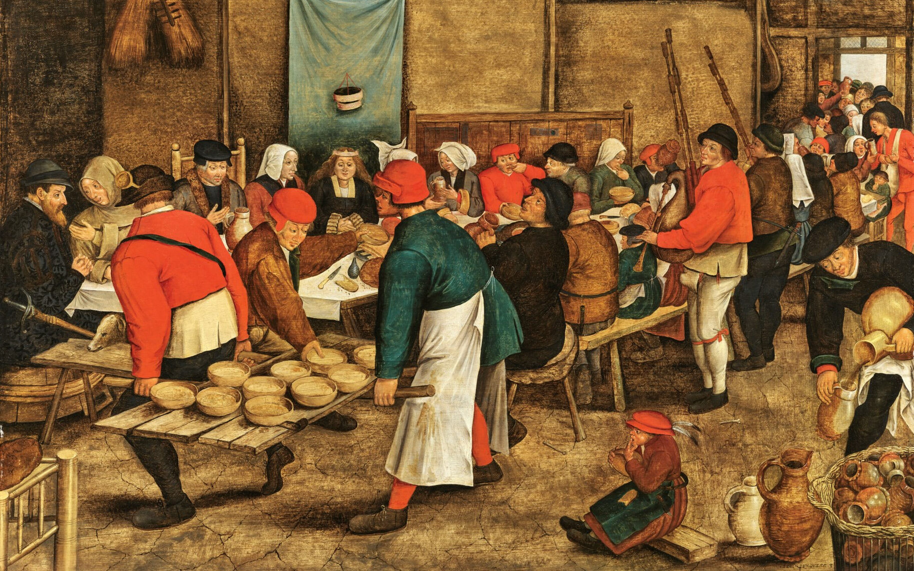 Le Repas de noces, or The Peasant Wedding, 1622 by Pieter Bruegel the Elder