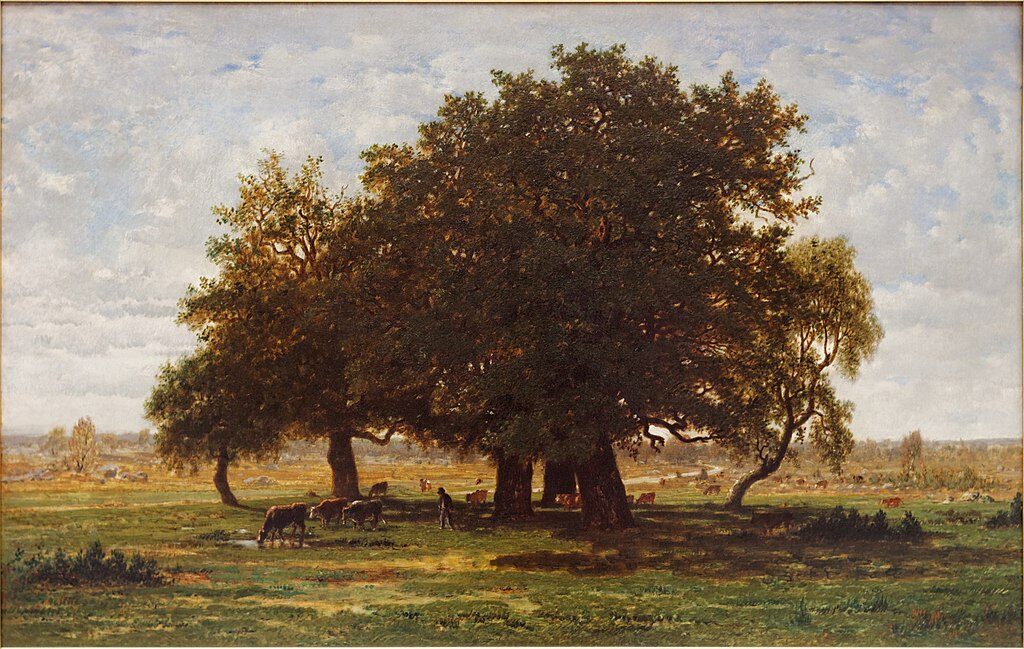 Les chênes d'Apremont (Oak Grove, Apremont), 1850–1852 reflects the grandeur and resilience of nature.