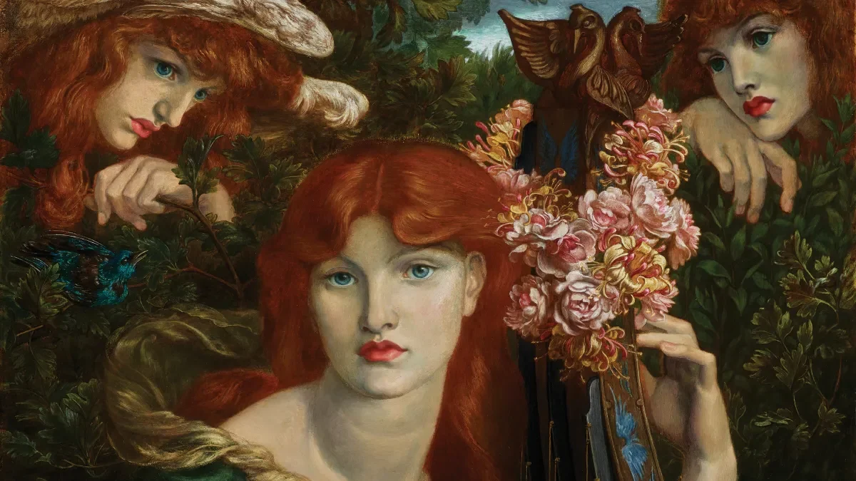 La Ghirlandata (detail) (1873) by Dante Gabriel Rossetti