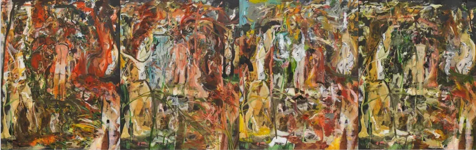 Saboteur four times, 2019 by Cecily Brown