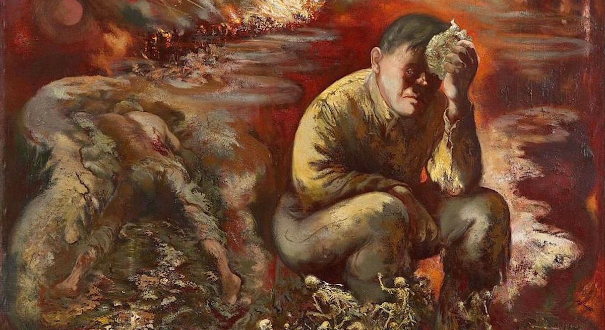 Cain, or Hitler in Hell by George Grosz