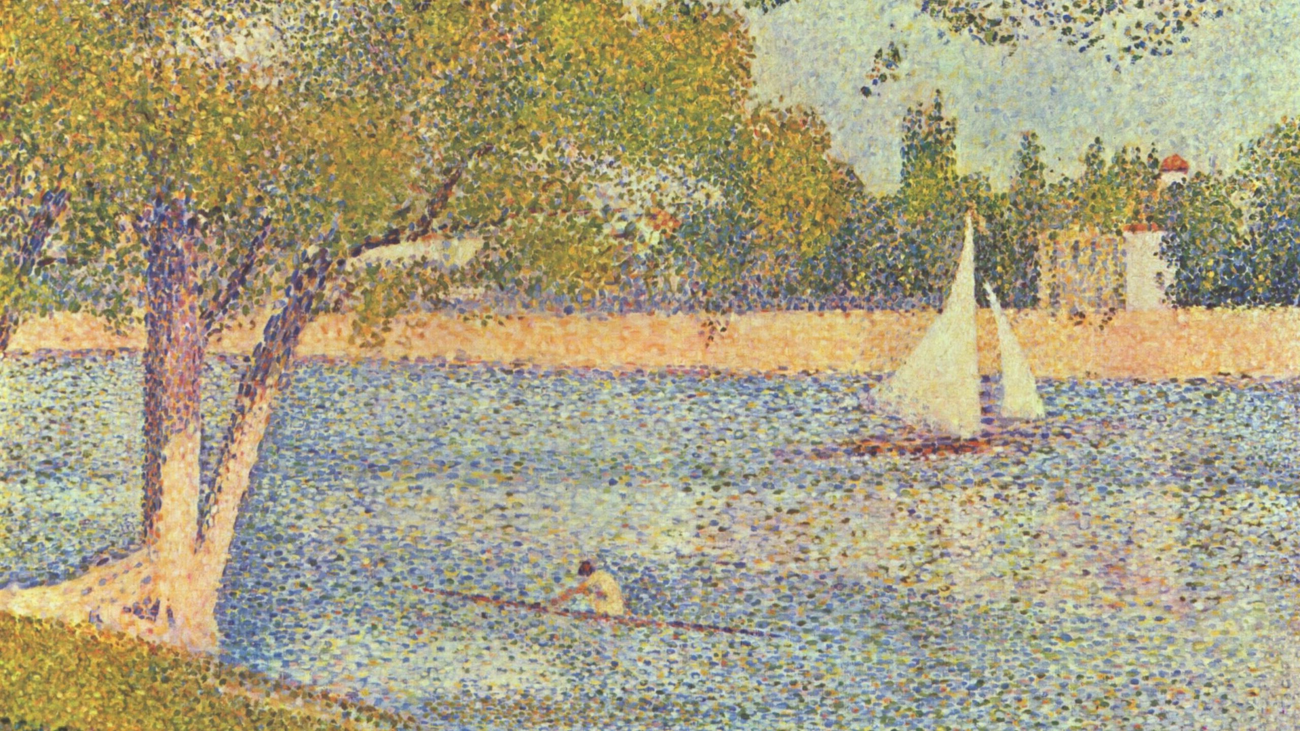 La Seine à la Grande Jatte, 1888 by Georges Seurat.