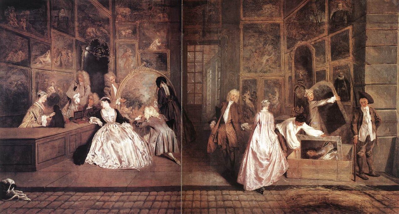 L'Enseigne de Gersaint, c. 1720–1721 by Antoine Watteau