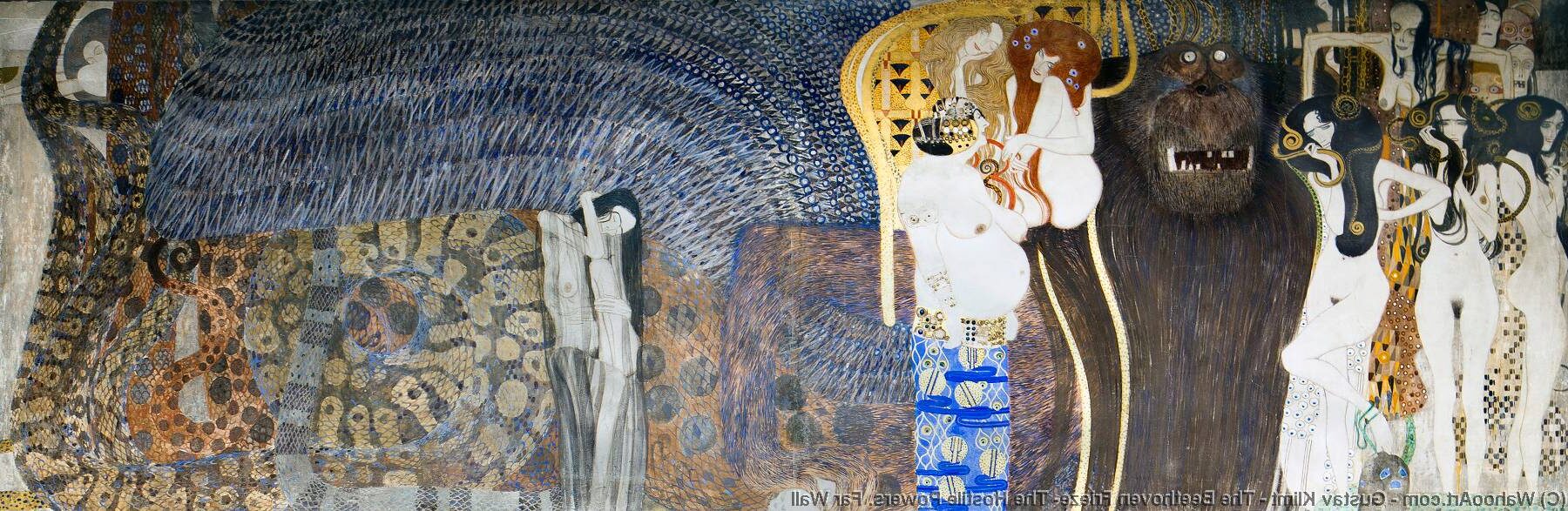 The Beethoven Frieze: The Hostile Powers, 1902