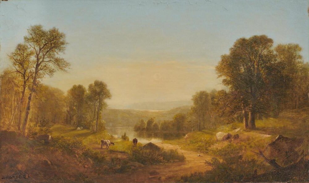 A Quiet Afternoon, circa 1850 by Asher Brown Durand