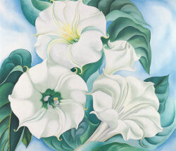 Jimson Weed/White Flower No. 1, 1932  reflects O'Keeffe's fascination with the beauty of nature.