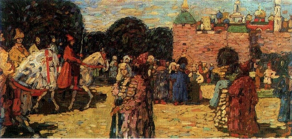 Sunday (Old Russian), 1904 by Wassily Kandinsky