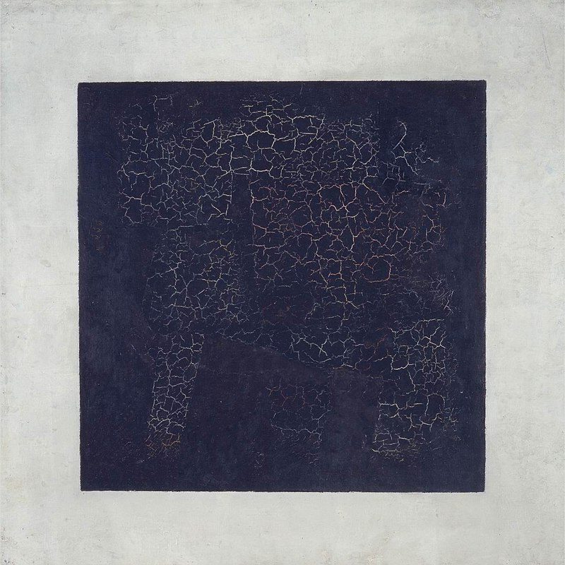 Black Square, 1915 by Kazimir Malevich reflects the essence of Suprematism.