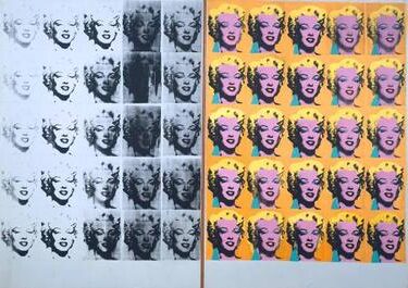 Marilyn Diptych, 1962 by Andy Warhol reflects the intersection of celebrity culture and mortality.