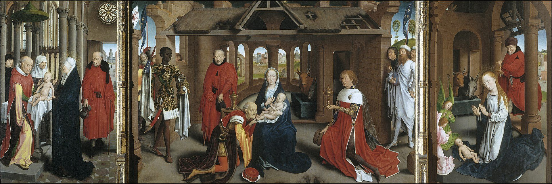 Adoration of the Magi Triptych (c. 1479–1480) by Hans Memling