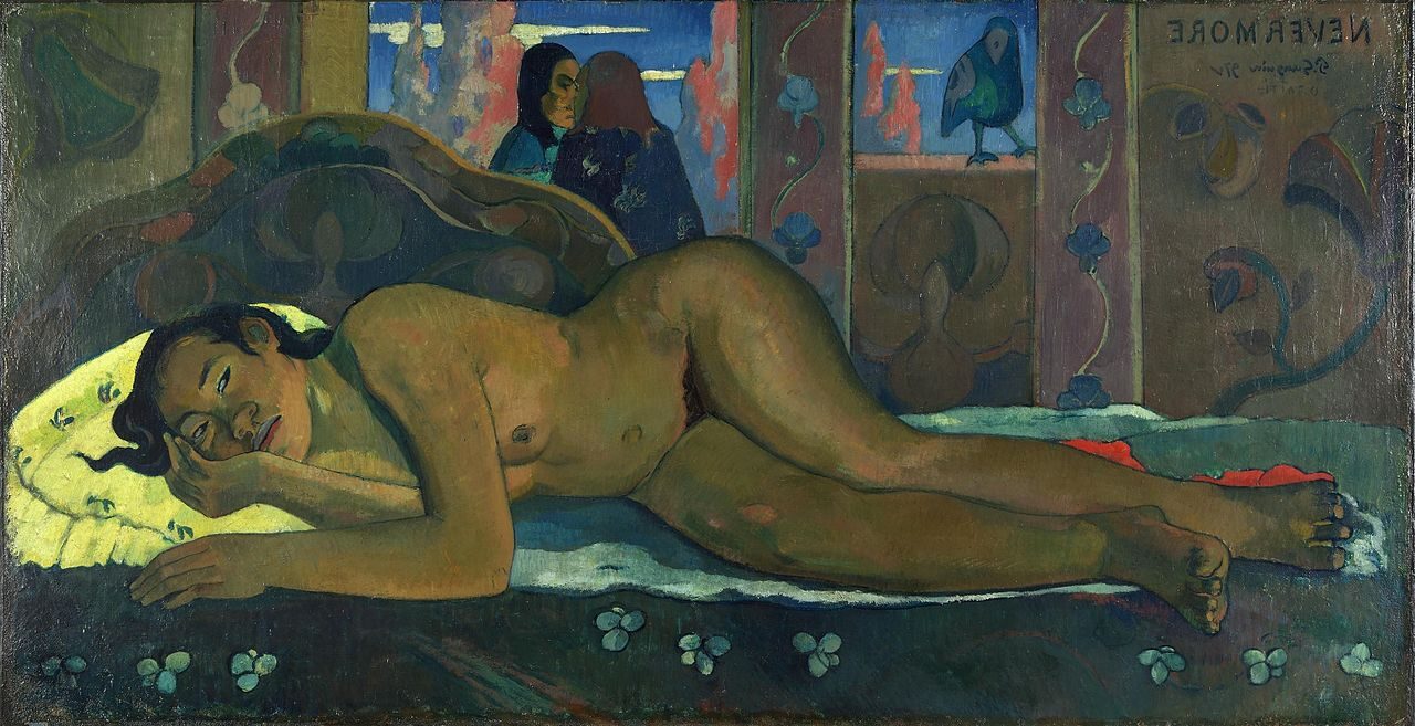 Nevermore (O Taiti), 1897 by Paul Gauguin