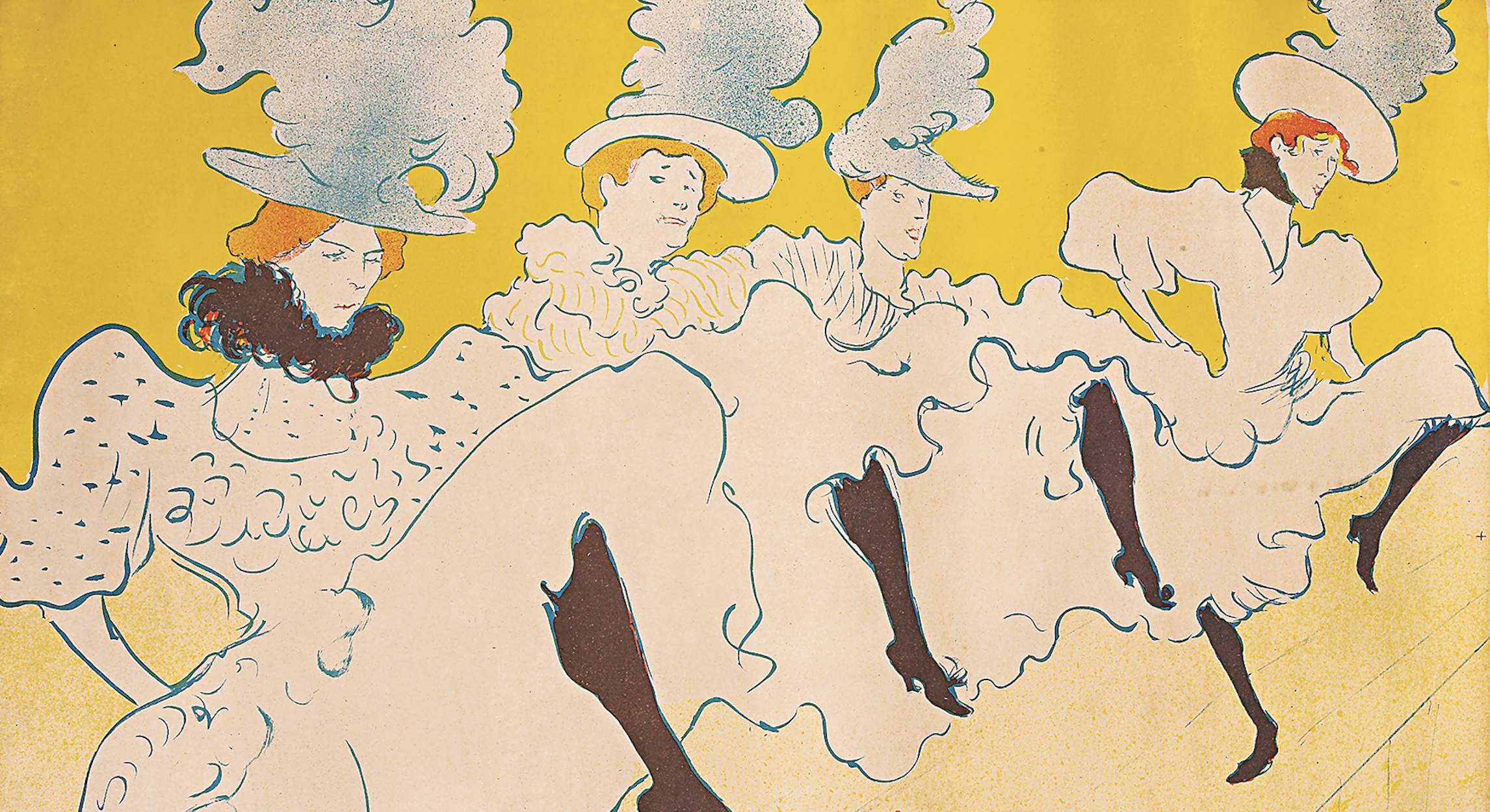 La Troupe de Mademoiselle Eglantine, 1896 by Henri de Toulouse-Lautrec