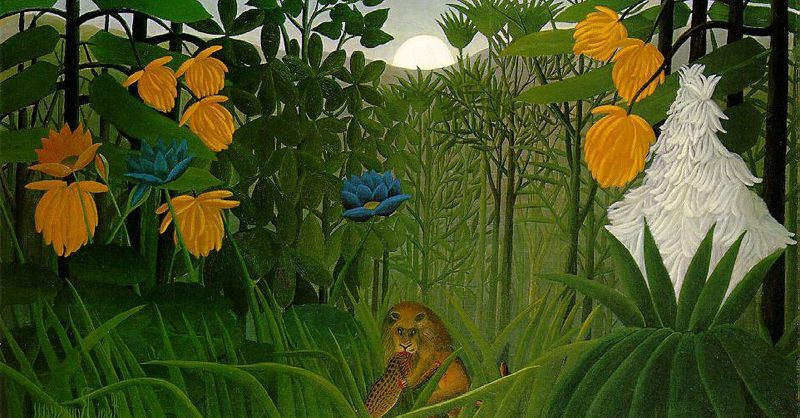 The Repast of the Lion, 1907 by Henri Rousseau