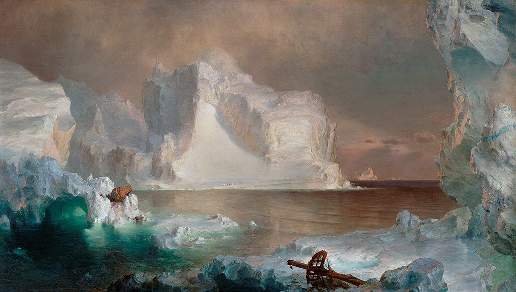 The Icebergs (1861) by Frederic Edwin Church