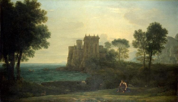 Landscape with Psyche Outside the Palace of Cupid (The Enchanted Castle), 1664 reflects the mystical and romantic atmosphere of Psyche’s journey in mythology.