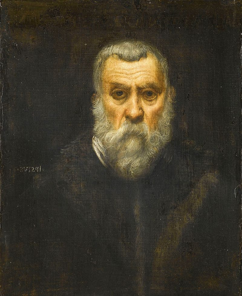 Self-Portrait (c.1588) by Tintoretto reflects a stark and unflinching portrayal of the artist in his later years, stripped of ornamentation and excess