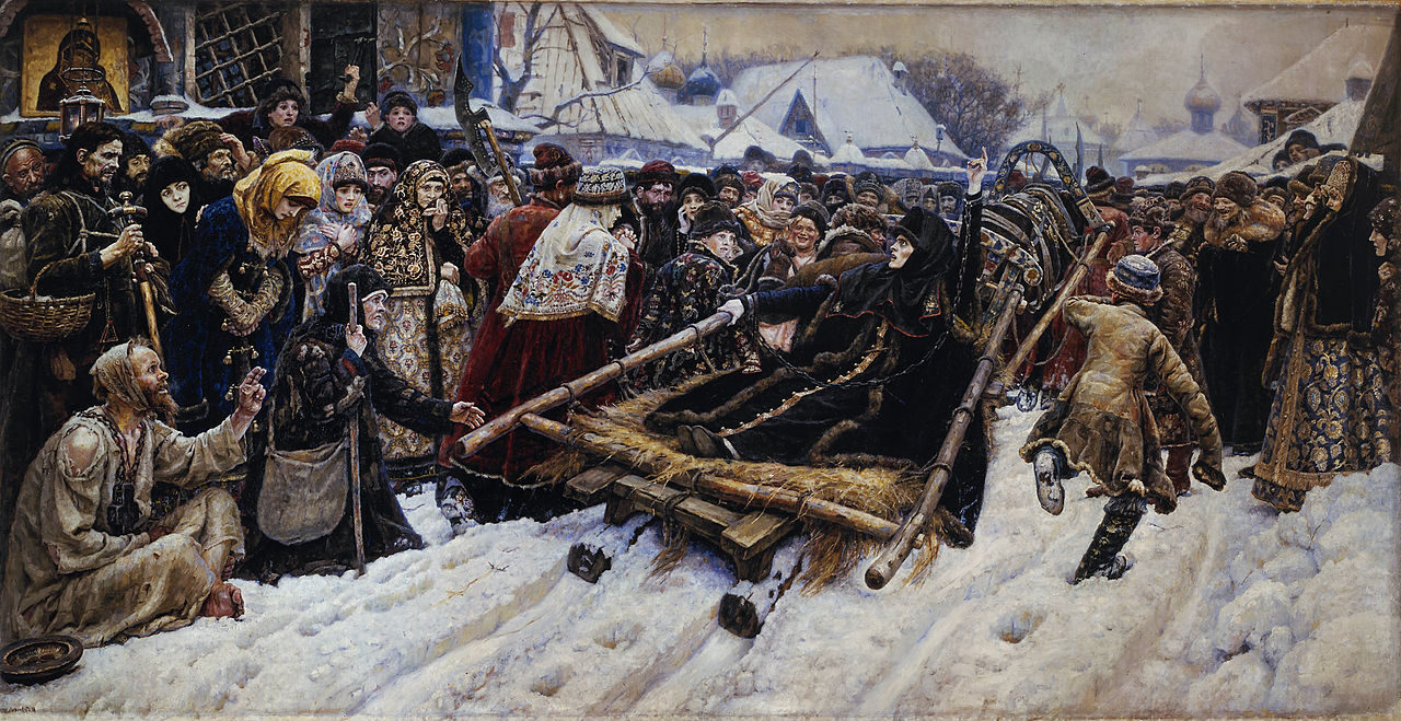 Boyarina Morozova, 1887 by Vasily Surikov